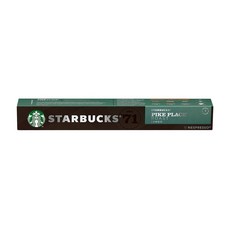 STARBUCKS 星巴克 Pike Place 膠囊咖啡 Nespresso咖啡機適用, 5.3g, 10顆, 1盒