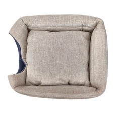 Dogfeet 聯名亞麻系兩用骰子窩 975g, 褐色, 1個