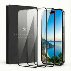 AstonNature 全覆蓋 iPhone 系列 鋼化玻璃 手機螢幕保護貼3片, 1套