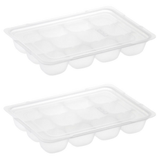 Richell 利其爾 2代離乳食12格連裝盒, 15ml, Clear, 2組