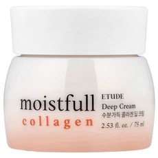 ETUDE 水足感膠原高保濕乳霜, 75ml, 1罐