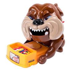 家有惡犬 桌遊遊戲機 互動益智玩具 適合5歲以上兒童 棕色, 家有惡犬 棕色, 1個