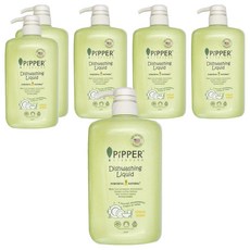 PiPPER STANDARD 沛柏 鳳梨酵素洗碗精，強力去油，天然發酵，柑橘香味, 900ml, 6瓶