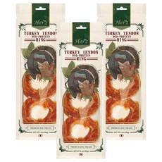 Herz 赫緻 火雞筋雞肉甜甜圈 狗零食 M, 火雞, 90g, 3個