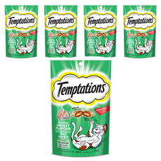 템테이션 고양이 스낵, 해산물맛, 75g, 5개