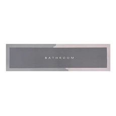 矽藻土軟地墊 方形, 灰色