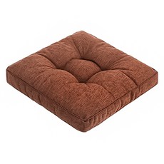 小麥購物 加厚棉麻坐墊 方形 C589 553g