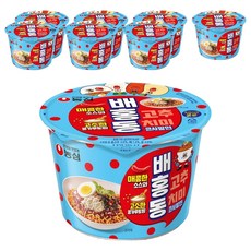 NONGSHIM 農心 梨紅冬冷拌麵 碗裝 116g, 8入