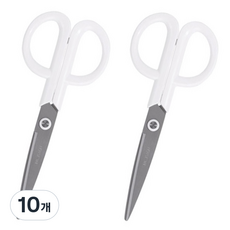 NUSIGN ABS辦公用剪刀 NS053, 純白, 10個