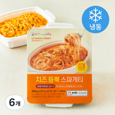 스파게티스토리 치즈듬뿍 스파게티 매운까르보나라 (냉동), 330g, 6개