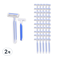 Biz-on 三層拋棄式刮鬍刀片, 2個, 50入