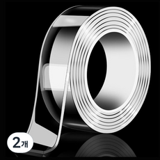 알로데 마킹 방수 초강력 양면 테이프 TYPE01 두께 1mm x 폭 2cm x 길이 10m, 2개