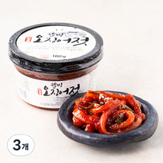 동피랑 웰빙 오징어젓, 180g, 3개