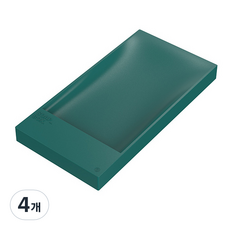 Putro Lab 簡約浴室肥皂架, 綠色, 4個