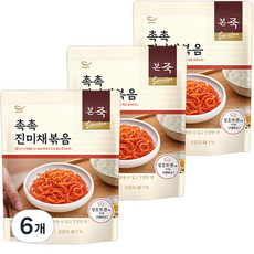 본죽 촉촉 진미채볶음, 60g, 6개