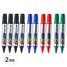 monAmi 白板筆 黑色4入 + 藍色2入 + 紅色2入 + 綠色2入 套組, 黑色, 藍色, 紅色, 綠色, 2套