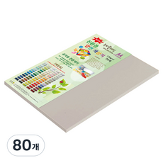 종이문화 뉴씨플레인 친환경 양면색상지 No 54 백옥색, 80개