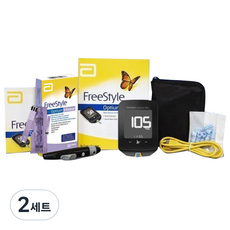 애보트 프리스타일 옵티엄 네오 케톤 측정기 + 시험지 10매 + 수동랜싯 10p + 채혈기, 2세트