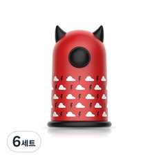 고나비 유아용 손톱깎이 세트 선물용, 꼬마악마, 6세트