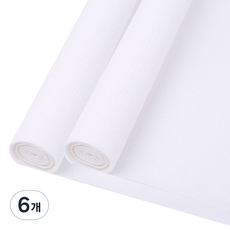 마다꾸미 주름 구김지 27 화이트, 50 x 250 cm, 6개