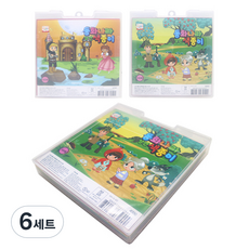 YOUNG ART 童話王國雙面色紙 A型 100張 隨機出貨+盒子, 10 種顏色, 6套