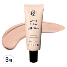 루벨리 워터글로우 BB크림 SPF30 PA++, 21호 맑은 상아색, 40ml, 3개