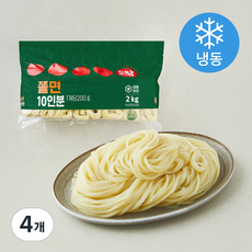 식자재왕 쫄면 10인분 (냉동), 2kg, 4개