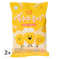 MOMSMI 香甜玉米穗餅乾, 玉米, 30g, 2個