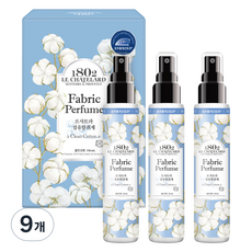 1802 LE CHATELARD 織物香氛噴霧 潔淨棉香 正裝, 150ml, 9個