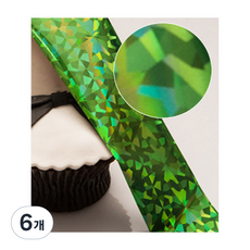 美甲玻璃貼片, 6個, GF015