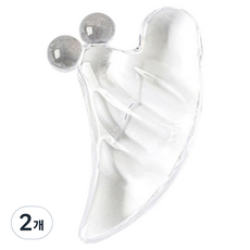 Baide 變美實用臉部刮痧按摩器 透明2, 2個, 單一顏色