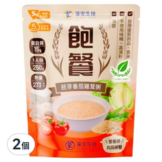 ALGAE SAFE 藻安生技 銀髮友善即食粥 胚芽番茄雞茸粥, 250g, 2個