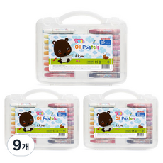 ARTMORE 玩具油性粉蠟筆, 9個, 36色