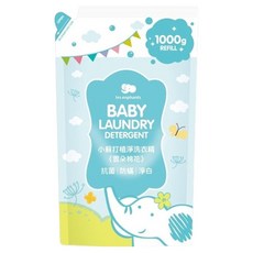 les enphants 麗嬰房 小蘇打植淨洗衣精 補充包 雲朵棉花香, 1kg, 1包