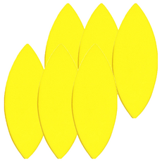 툴리프 워터풀 스틱 스펀지, 노랑, 6개