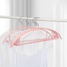 코멧 홈 어깨 뿔 방지 논슬립 옷걸이, 핑크, 30개