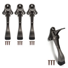 五金海 自動馬蹄門擋 黑鎳, 4個