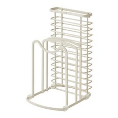 樂司廚品 小鐵刀具砧板架 奶茶系收納 暖心食尚, 白色, 1個