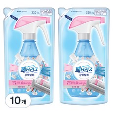 페브리즈 섬유탈취제 은은한 꽃향 리필, 320ml, 10개