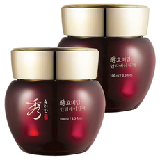 Sooryehan 秀雅韓 百酵秘淡彈力晚安面膜, 1罐, 2罐