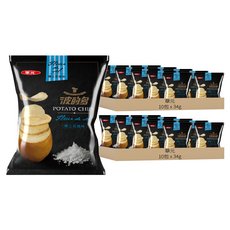 華元 波的多洋芋片 鹽之花風味, 34g, 20包