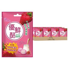Pinky 優鮮酪 益生菌軟糖 草莓, 25g, 12包