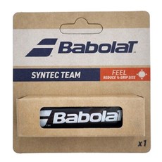 BABOLAT Syntec Team Feel 緩衝握把布 670065, 1個, 黑色