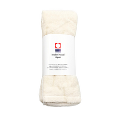 imabari towel 今治毛巾 ECOLOGY 棉紗 100%棉 85x32公分 日本製造, 棉花原色, 1條