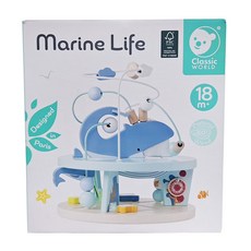 Classic WORLD 客來喜 經典木玩 海洋探索撥珠 20200, 1組