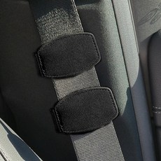 앤티스 스웨이드 안전벨트 스토퍼, 블랙, 2개