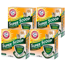 ARM&HAMMER 超凝結貓砂 低粉塵 添加小蘇打, 清香味, 6.35kg, 4盒