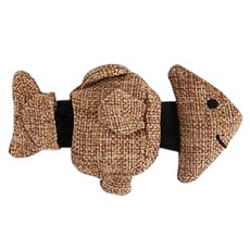 傑克森 抗憂小魚 貓玩具 天然棉材質 互動趣味 舒緩壓力 安全無毒, 小, 1個