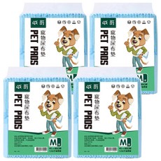 VIGO 威哥 寵物尿布墊 加厚款 M號 1.5公斤加厚版, 60 x 45cm, 50片, 4包