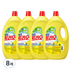 트리오 주방세제, 3kg, 8개